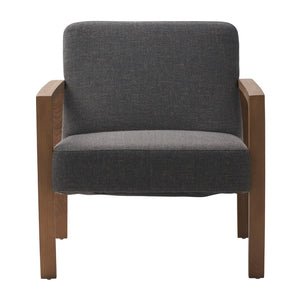 Sagebrook Home Contemporary Modern Versatile, Wood Armchair, Gray 17084 Gray Plywood