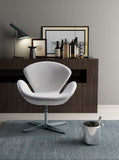 Zuo Modern Pori 100% Polyurethane, Steel Modern Commercial Grade Occasional Chair White, Silver 100% Polyurethane, Steel