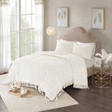 Madison Park Laetitia Global Inspired 100% Cotton Chenille Coverlet Set MP13-6840