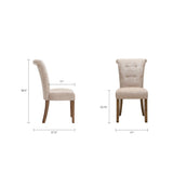 Madison Park Colfax Transitional Colfax dining chair (set of 2) FPF20-0547