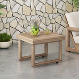 Noble House Westchester Outdoor Acacia Wood Side Table, Brown