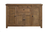 Alpine Furniture Kensington Server, Reclaimed Natural 2668-26 Reclaimed Natural Solid Pine and Plywood 60 x 18 x 38.5