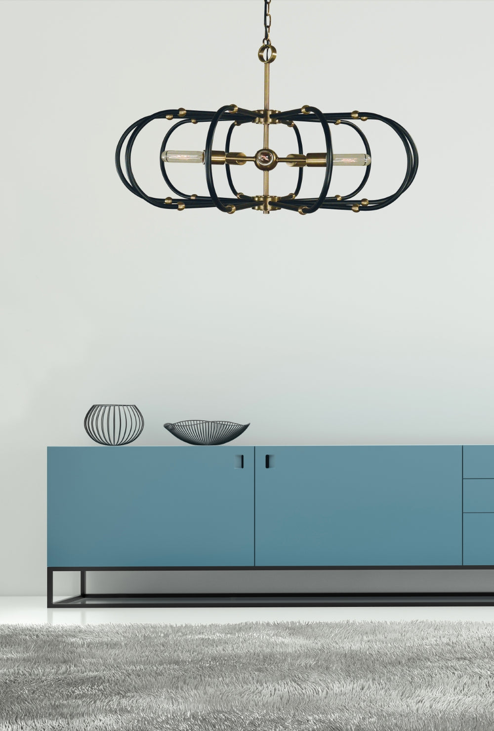 5-Light Pulsar Dining Chandelier