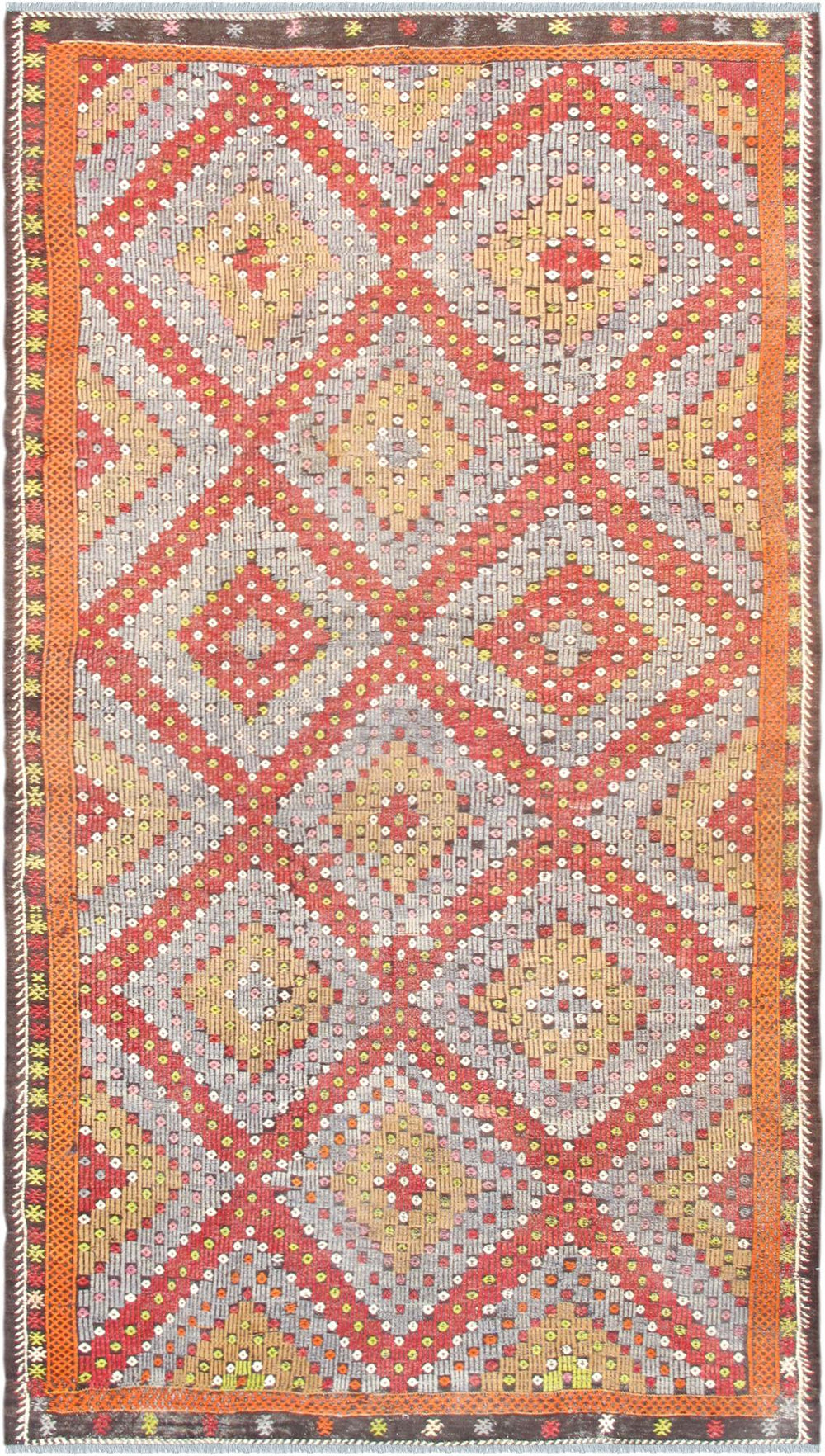 Pasargad Vintage Kilim Collection Multi Lamb's Wool Area Rug '' 051079-PASARGAD