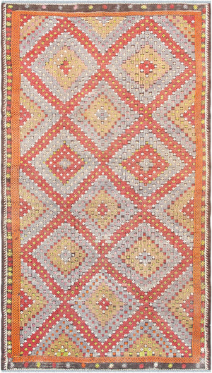 Pasargad Vintage Kilim Collection Multi Lamb's Wool Area Rug '' 051079-PASARGAD