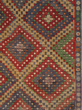 Pasargad Vintage Kilim Collection Multi Lamb's Wool Area Rug '' 051082-PASARGAD