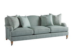 Barclay Butera Upholstery Sydney Sofa With Brass Casters