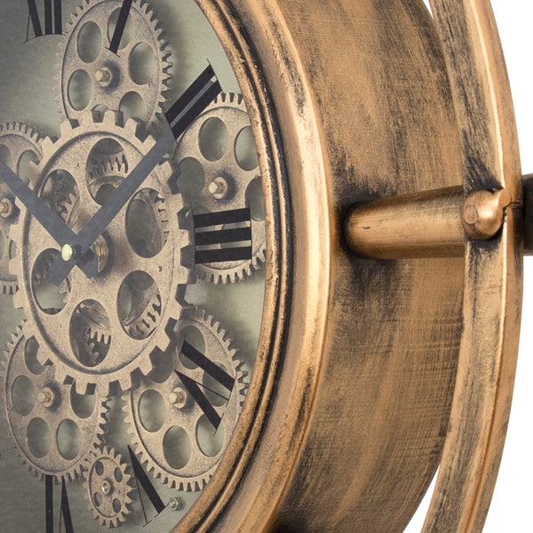 Yosemite Home Decor Ship'S Wheel Wall Clock 5120011-YHD