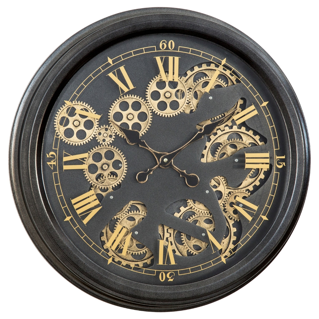 Yosemite Home Decor Paris Gear Clock 5130007-YHD