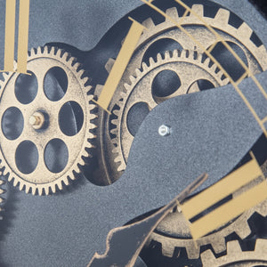 Yosemite Home Decor Paris Gear Clock 5130007-YHD