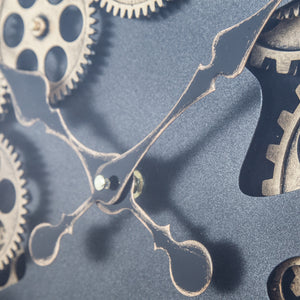 Yosemite Home Decor Paris Gear Clock 5130007-YHD