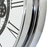 Yosemite Home Decor Black And White Gear Clock 5130013-YHD