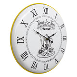 Yosemite Home Decor Time For Tea Wall Clock 5140002-YHD
