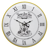 Yosemite Home Decor Time For Tea Wall Clock 5140002-YHD