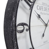 Yosemite Home Decor Cafe De Paris Shiplap Wall Clock 5140024-YHD