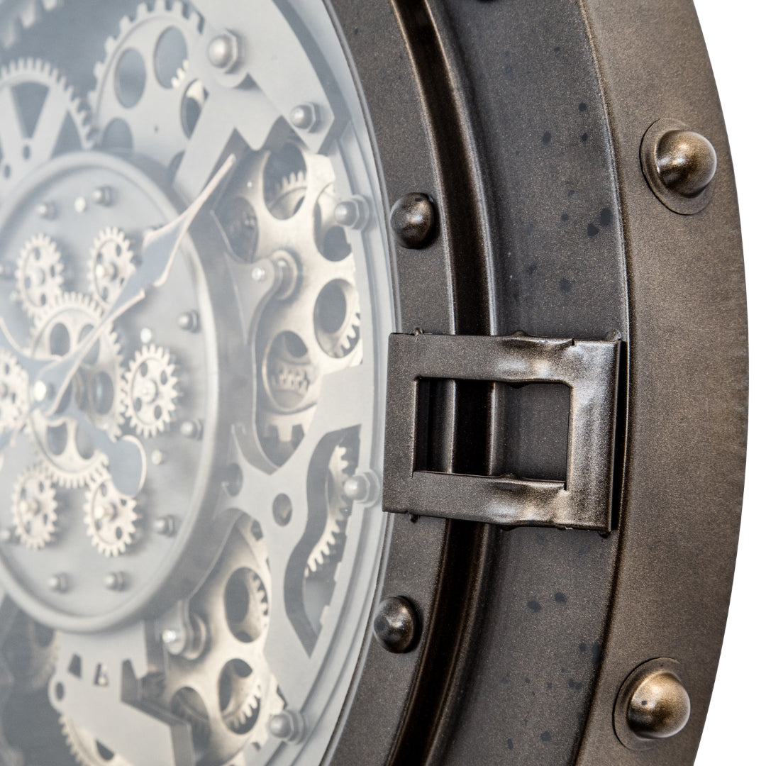 Yosemite Home Decor Urban Loft Gears Wall Clock - Thumbnail 3