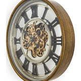 Yosemite Home Decor Gold Gear Clock 5140038-YHD
