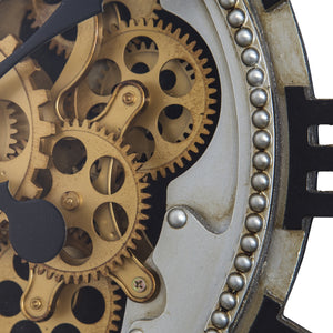 Yosemite Home Decor Gold Gear Clock 5140038-YHD