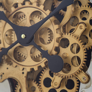 Yosemite Home Decor Gold Gear Clock 5140038-YHD