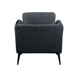 Harun Contemporary Chair Gray Fabric (PI 858-18) • PU (F7356PU) 51492-ACME