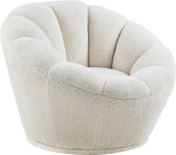 Dream Faux Sheepskin Fur Contemporary Accent Chair