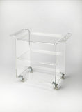 Butler Specialty Crystal Clear Acrylic Bar Cart 5169335