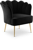 Jester Velvet Contemporary Accent Chair