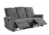 Treyton Contemporary Sofa (Motion) Gray Chenille (PI# Chenille SP0772A-23) 51815-ACME