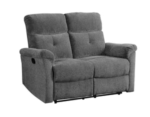 Treyton Contemporary Loveseat (Motion) Gray Chenille (PI# Chenille SP0772A-23) 51816-ACME