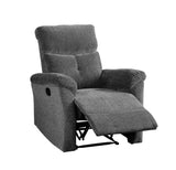 Treyton Contemporary Recliner Gray Chenille (PI# Chenille SP0772A-23) 51817-ACME