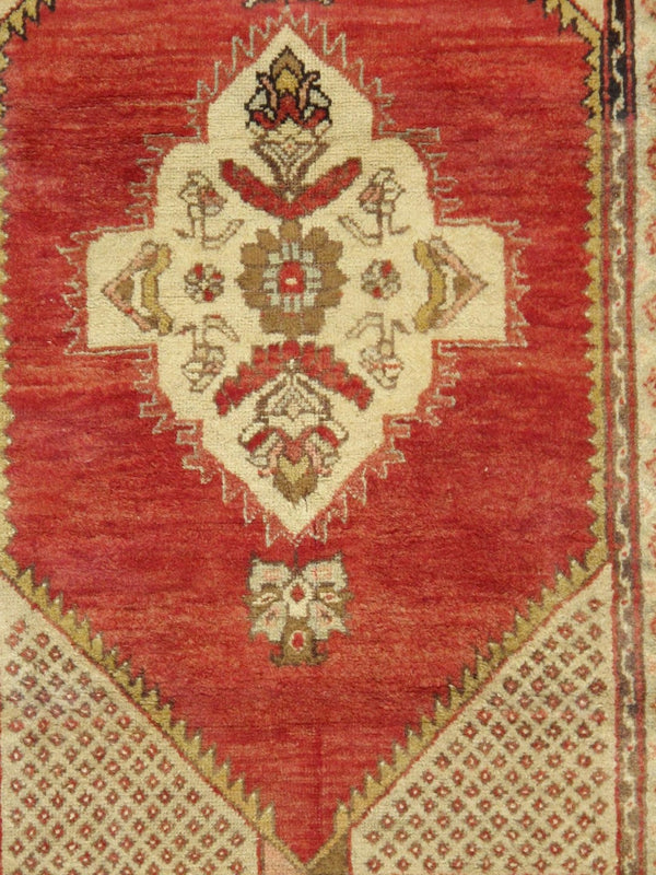 Pasargad Vintage Oushak Collection Coral Lamb's Wool Area Rug 051869-PASARGAD