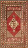 Pasargad Vintage Oushak Collection Coral Lamb's Wool Area Rug 051869-PASARGAD
