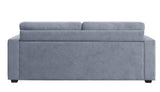 Rogyne Contemporary Sofa with Storage Gray Linen(#KDY-8) 51895-ACME