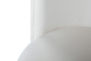 Rotunda Velvet / Engineered Wood / Iron / Foam Contemporary Cream Velvet Accent Chair - 25" W x 24" D x 32" H