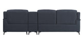 Walcher Contemporary Sectional Sofa Gray Linen(# 51900-ACME