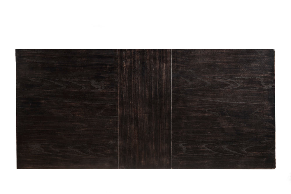 Alpine Furniture Manchester Dining Table, Vintage Black 3868-01 Vintage Black Rubberwood Solids & Mindy Veneer 40 x 88 x 30