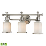 Acadia 22'' Wide 3-Light Vanity Light - Brushed Nickel