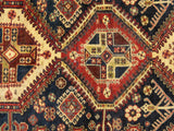 Pasargad Vintage Azerbaijan Hand-Knotted Lamb's Wool Area Rug 52130-PASARGAD