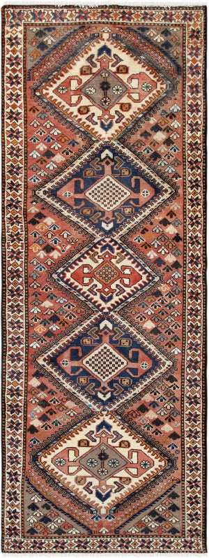 Pasargad Vintage Azerbaijan Red Lamb's Wool Area Rug ' ' 52146-PASARGAD