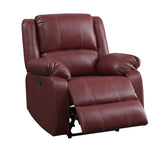 Zuriel Contemporary/Casual Power Recliner Red PU (RED002 from PI) 52153-ACME