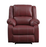 Zuriel Contemporary/Casual Power Recliner Red PU (RED002 from PI) 52153-ACME