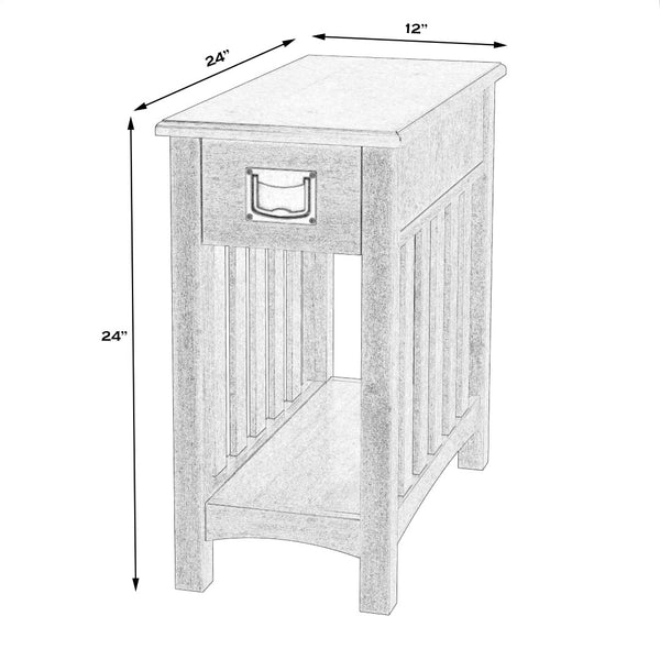 Butler Specialty Larina One- Drawer Shaker Side Table 5216101