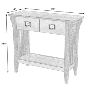 Butler Specialty Larina Olive Ash Burl 2- Drawer Console Table 5217101