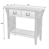 Butler Specialty Larina Olive Ash Burl 2- Drawer Console Table 5217101