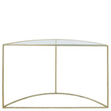 Sagebrook Home Contemporary Metal 30"h Rope Console Table, Gold 15243-02 Gold Iron