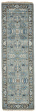 Ustad Taditional Persian Rug, Smoke Blue/Charcoal, 2ft - 6in x 8ft, Runner