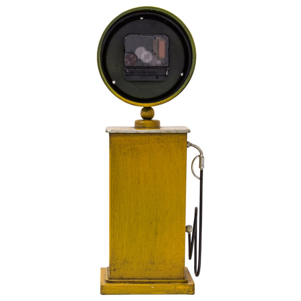 Yosemite Home Decor Route 66 Yellow Table Top Clock 5220001-YHD