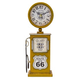 Yosemite Home Decor Route 66 Yellow Table Top Clock 5220001-YHD