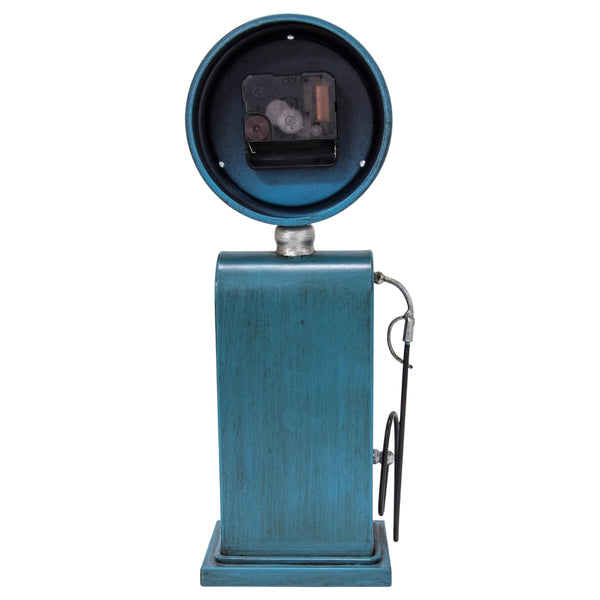 Yosemite Home Decor Route 66 Blue Table Top Clock 5220003-YHD