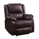 Zuriel Contemporary/Casual Power Recliner Brown PU (BR003 from PI) 52284-ACME